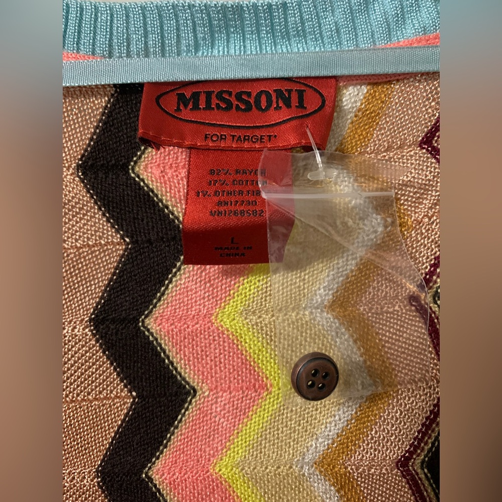 Missoni Multicolor Zigzag Cardigan - Picture 5 of 5